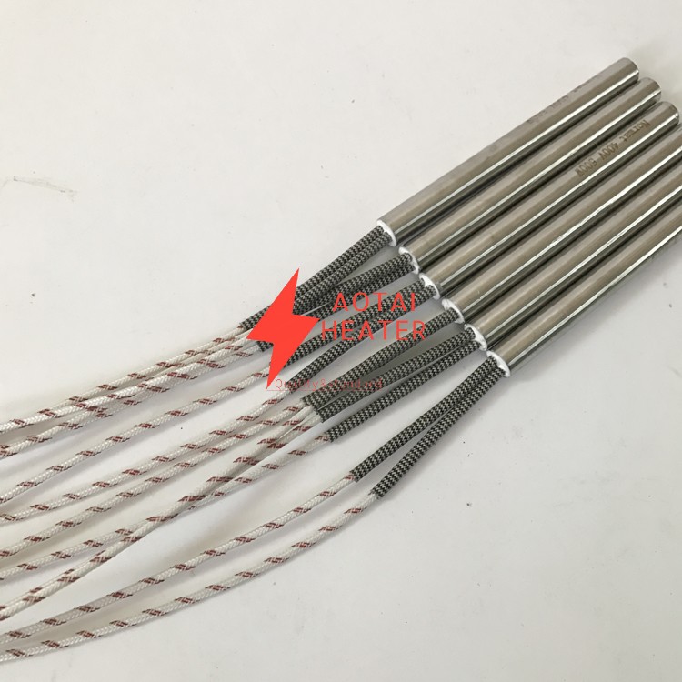 High Density 24V 400W Diameter 16mm Electric Cartridge Heater with Overheat Protector