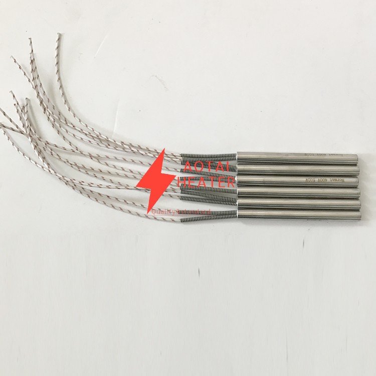 High Density 220V 750W ID8*520MM SUS304 Electric Resistance Cartridge Heater Element