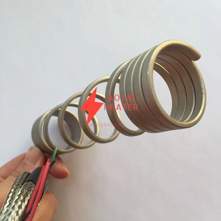 Hot Sale 220V 1000W ID42*50mm Electric Hot Runner Coil Heater Element with Ground Wire