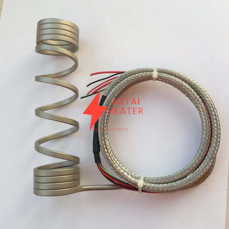 220V 350W ID19*70mm Electric Spring Hot Runner Coil Heater with J Type Thermocouple